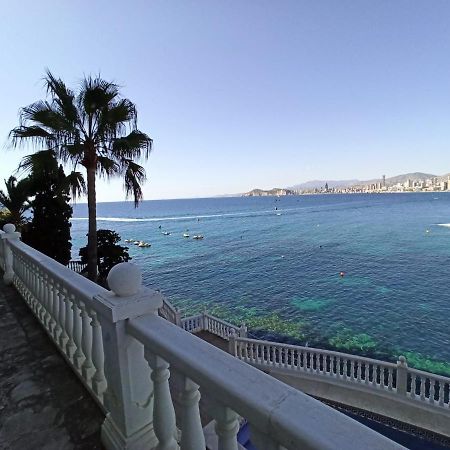 Estudio primera linea con acceso privado al mar Benidorm Esterno foto