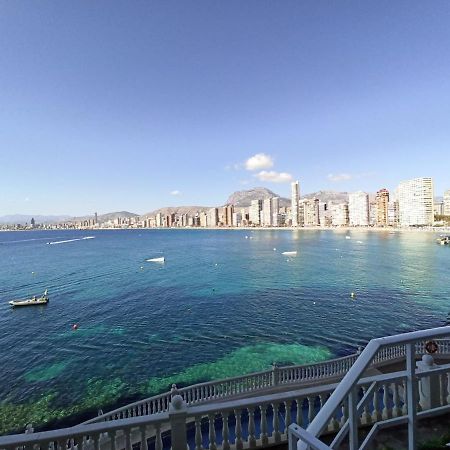 Estudio primera linea con acceso privado al mar Benidorm Esterno foto